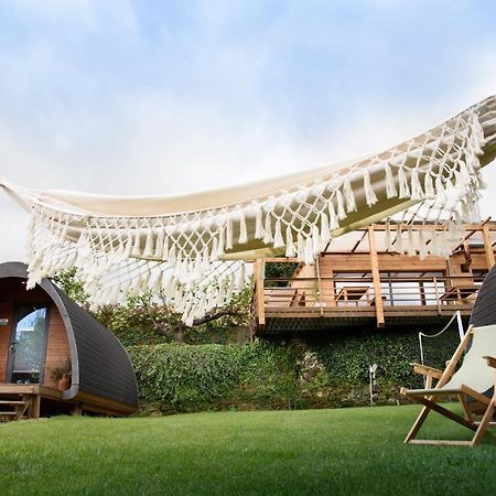 Glamping Hills Hotel Santa Comba de Rossas ภายนอก รูปภาพ