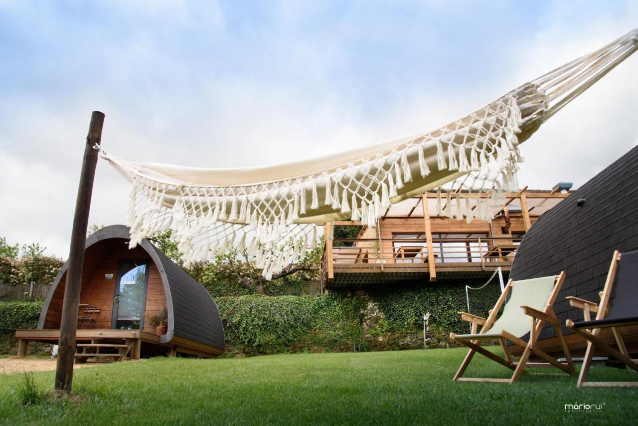 Glamping Hills Hotel Santa Comba de Rossas ภายนอก รูปภาพ